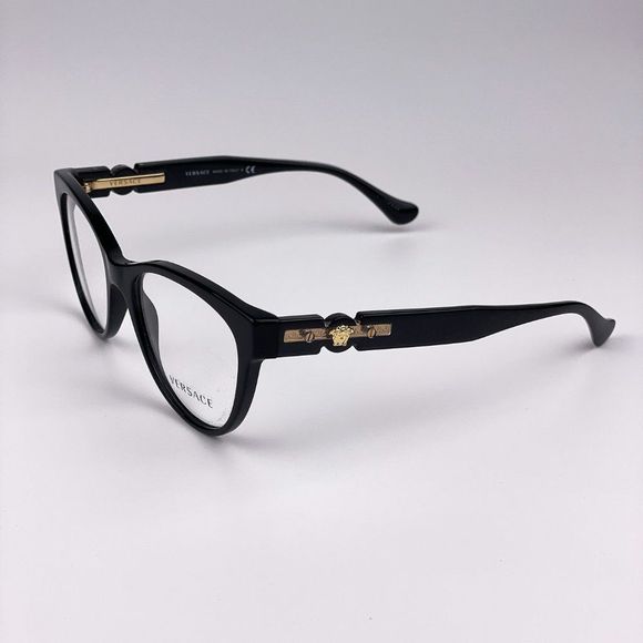 Versace VE3304 GB1 Eyeglasses Black Cat Eye Women main image 5